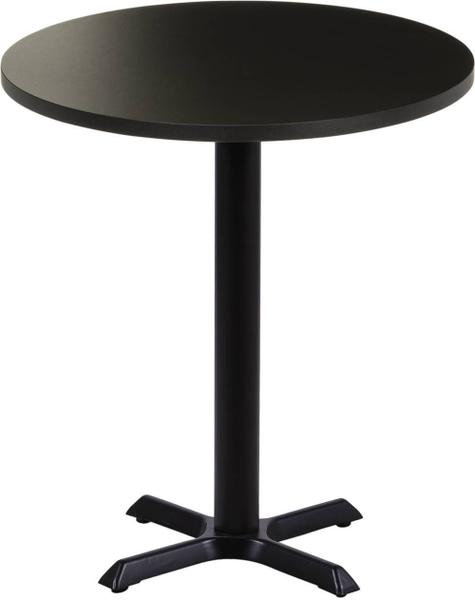 Mesa Virginia 70 cm Tampo Preto Redondo Base Ferro Pintado Preto - 38552 - Sun House Imagem de Mesa Virginia 70 cm Tampo Preto Redondo Base Ferro Pintado Preto - 38552