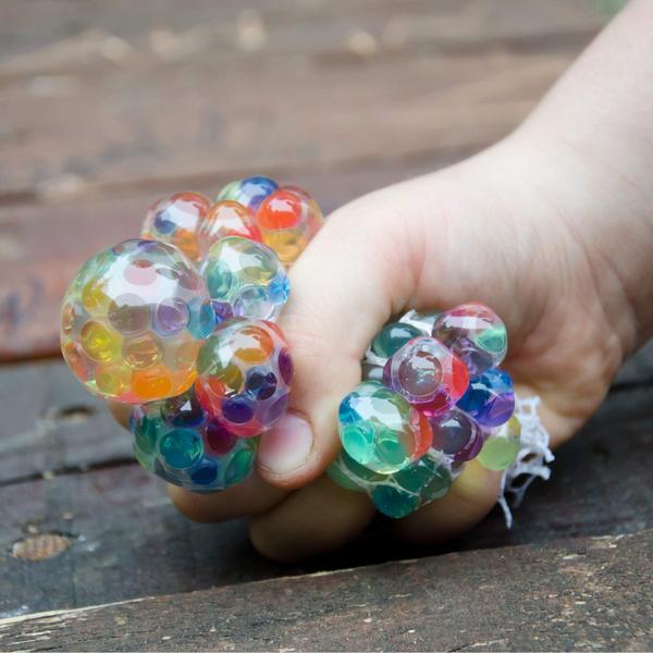 Mesh Balls Big Mo's Toys Squishy Fidget Stress Reliever, pacote com 12 Imagem de Mesh Balls Big Mo's Toys Squishy Fidget Stress Reliever, pacote com 12