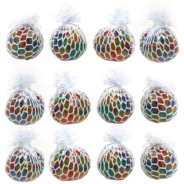 Mesh Balls Big Mo's Toys Squishy Fidget Stress Reliever, pacote com 12 Imagem de Mesh Balls Big Mo's Toys Squishy Fidget Stress Reliever, pacote com 12