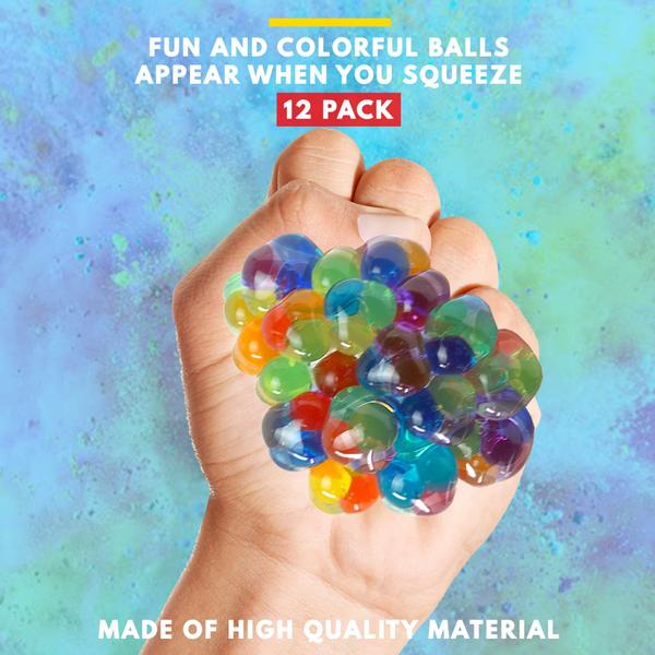 Mesh Balls Big Mo's Toys Squishy Fidget Stress Reliever, pacote com 12 Imagem de Mesh Balls Big Mo's Toys Squishy Fidget Stress Reliever, pacote com 12
