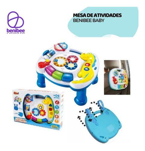 Imagem de Mesinha De Atividades Azul Infantil Bebê Educativa Interativa - Zoop Toys