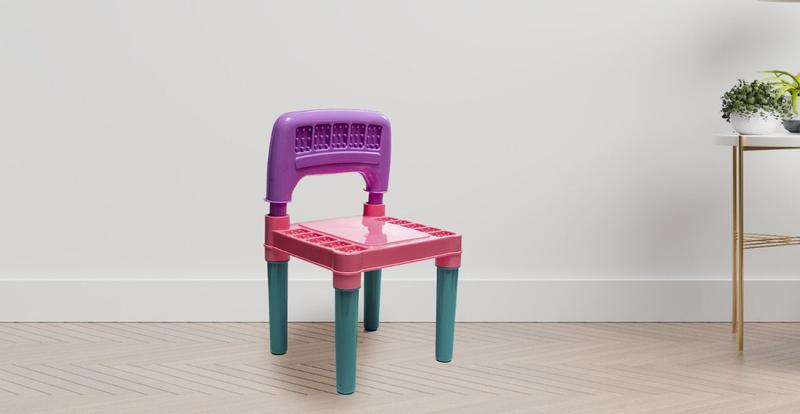 Imagem de Mesinha de Criança Com 2 Cadeiras Rosa