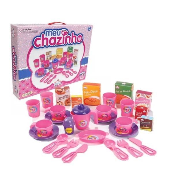 Imagem de Mesinha Infantil Cadeira Hello Kitty +Big Cozinha e Chazinho