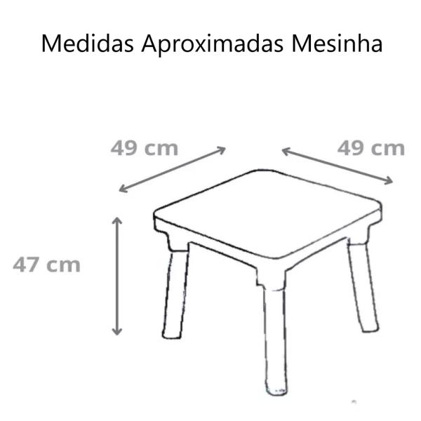 Imagem de Mesinha Infantil Didática Galinha Pint Cadeirinha e Bonecos