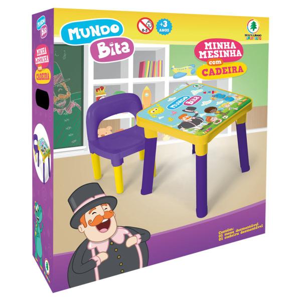 Imagem de Mesinha Infantil Mesa C/ Cadeirinha Mundo Bita Didática