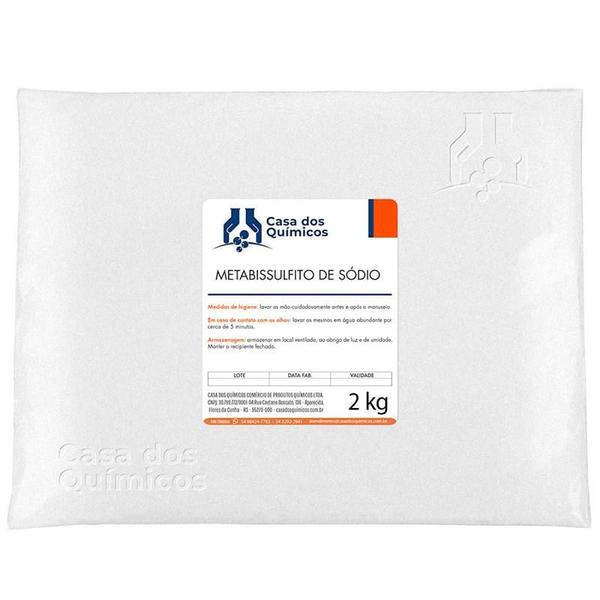 Metabissulfito de Sódio 2 kg - Casa dos Químicos Imagem de Metabissulfito de Sódio 2 kg