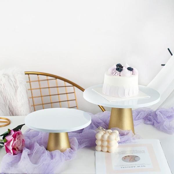 Imagem de Metal Cupcake Stand Wedding White Dessert Display Rack Birthday Party Decoration  Food Tray