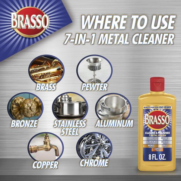 Imagem de Metal Polish Brasso 240 ml (pacote com 2)