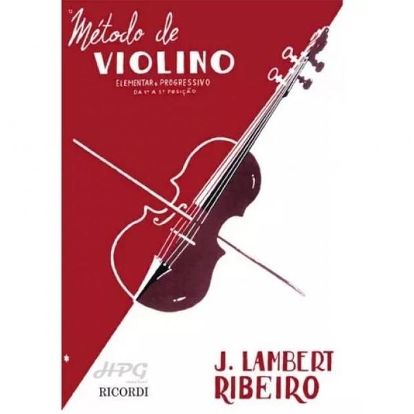 Imagem de Metodo violino elem e prog 1 a 5 pos j lambert - ricordi