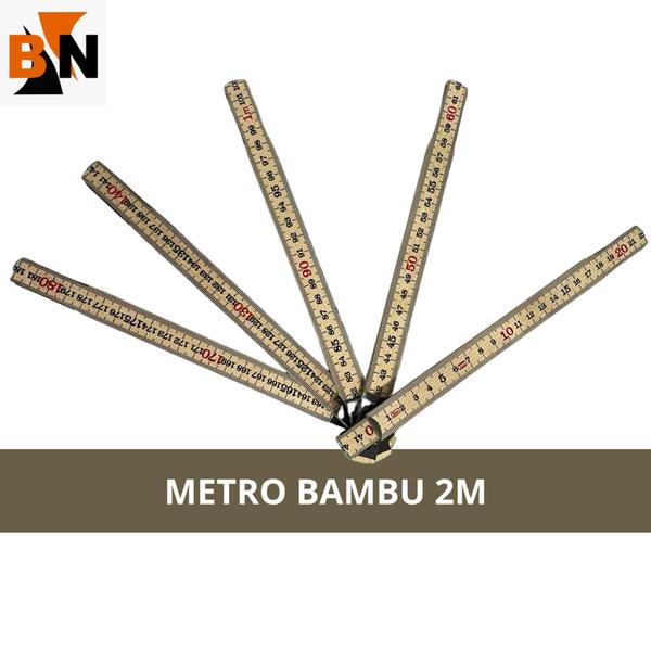 Imagem de Metro de bambu 2m 10 dobras