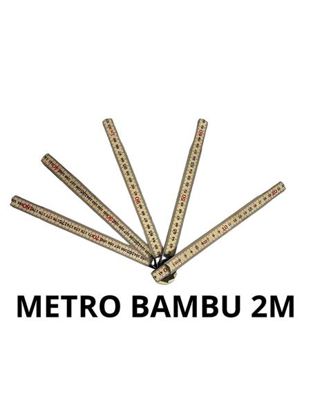 Imagem de Metro de bambu 2m 10 dobras