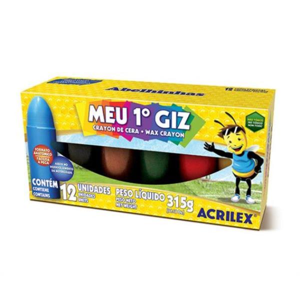 Imagem de Meu 1º Giz de Cera 12 Cores Acrilex