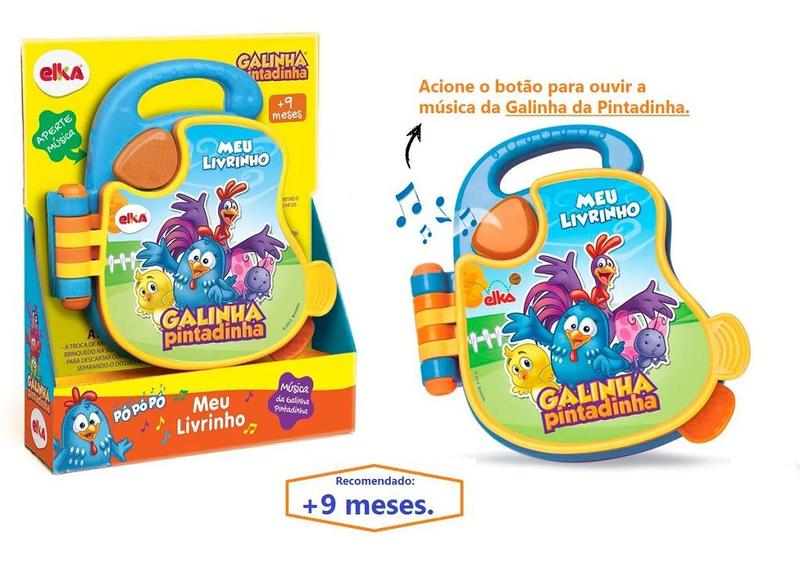 Imagem de Meu Livrinho Galinha Pintadinha Musical 940 - Elka