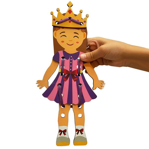 Imagem de Meu Primeiro Alinhavo Princesa Fashion Brinquedo Educativo