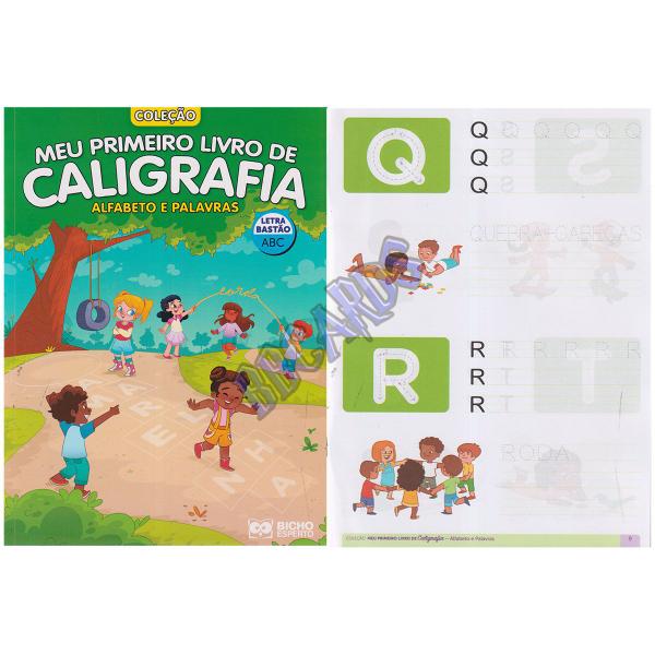 Imagem de Meu primeiro Livro de Caligrafia Cartilha Infantil 4 Volumes