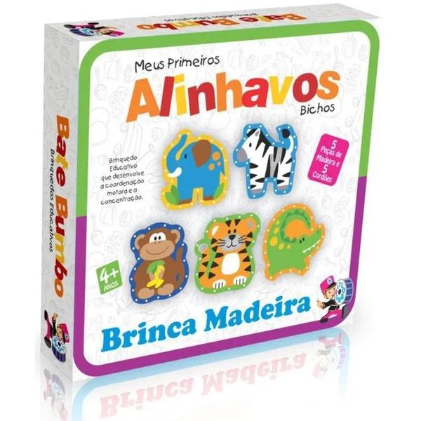 Imagem de Meus Primeiros Alinhavos Bichos - Bate Bumbo Brinquedos