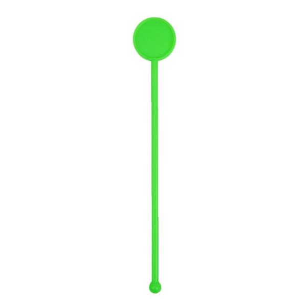 Imagem de Mexedor de Drink 18,5cm Verde Neon Para Festas 10 Unidades