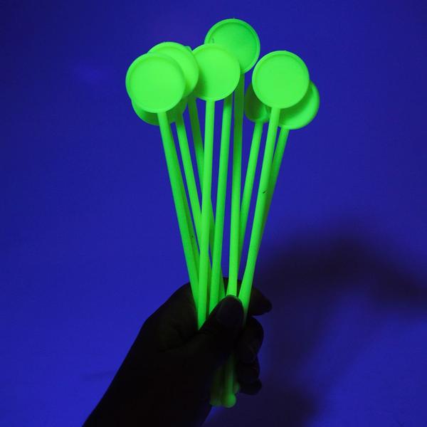 Imagem de Mexedor de Drink Cores Neon 18,5cm Para Festas 40 Unidades