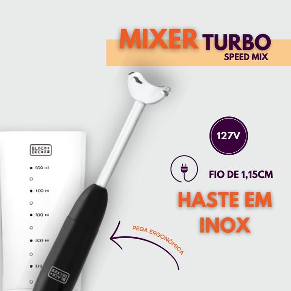 Imagem de mexedor turbo elétrico mixer multiprocessador batedor M300