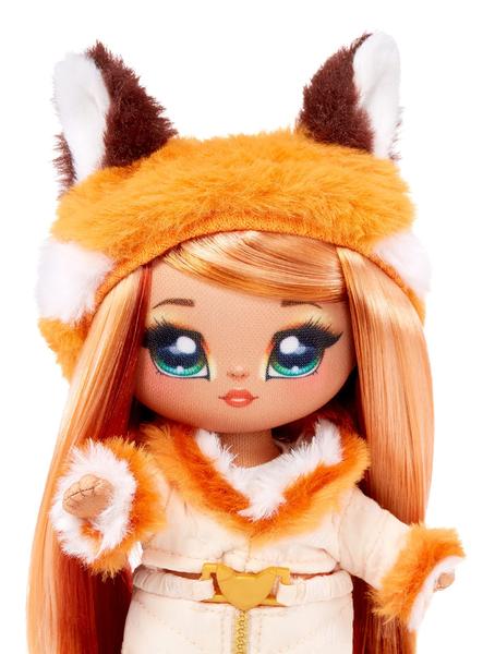 Imagem de MGA Entertainment Na Na Na Surprise Camping Dolls Sierra Foxtail - Boneca fashion inspirada na raposa de 7,5 com cabelo laranja e saco de dormir de pelúcia Fox, presente 2 em 1, brinquedo para crianças de 5 a 6 7 a 8 anos ou mais