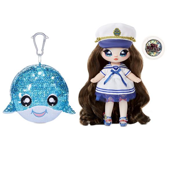 Imagem de MGA Entertainment Na! Não, não! Não, não! Boneca de moda surpresa 2 em 1 e brilhante bolsa de lantejoulas Sparkle Series  Sailor Blu, 7,5" Sailor Doll