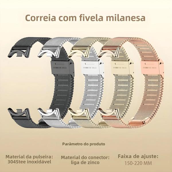 Imagem de Mi Band 8 Strap Pulseiras inteligentes, Pulseira Band para Xiaomi Correa Substituição Acessórios