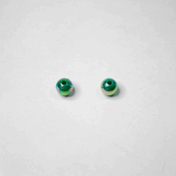 Imagem de Miçanga Bolinha de Sabão / Verde 8mm- aprox 210 peças- 50g