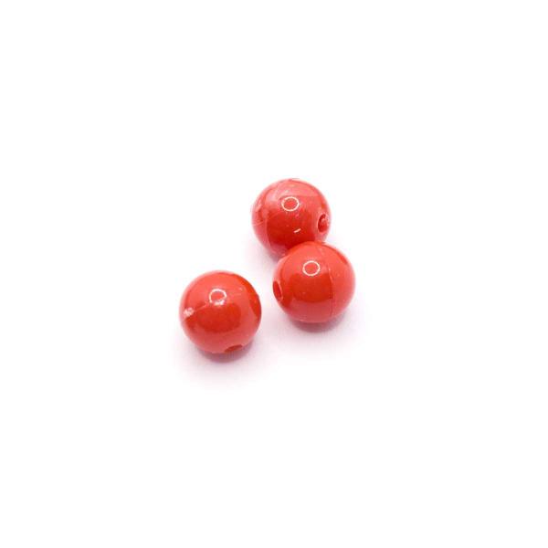 Imagem de Miçanga Passante Bola Lisa Plástico 6mm 1000pçs 150g Escolha a Cor