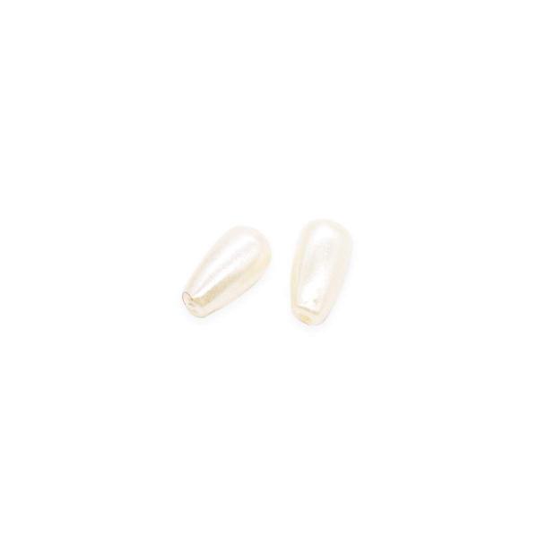 Miçanga Passante Gota Pérola Abs Creme 3x6mm 1000pçs 60g - Macall Imagem de Miçanga Passante Gota Pérola Abs Creme 3x6mm 1000pçs 60g