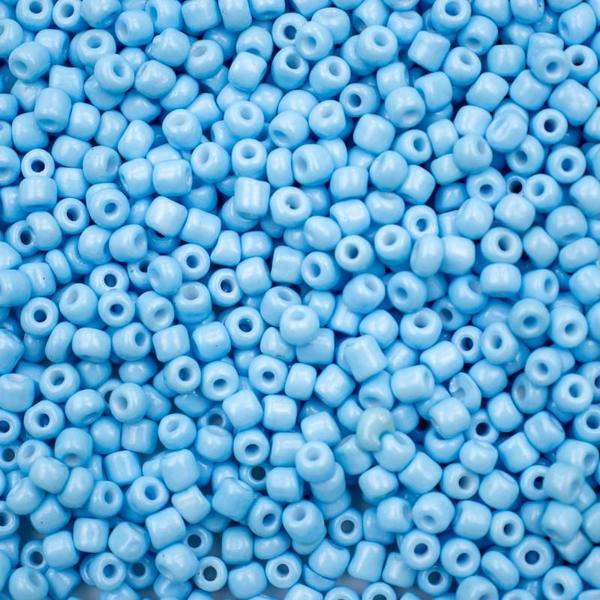 Miçanga Vidro Azul Claro 3,6Mm 100G Guia Umbanda Candomblé - Lua Mística - 100% Original - Loja Oficial Imagem de Miçanga Vidro Azul Claro 3,6Mm 100G Guia Umbanda Candomblé