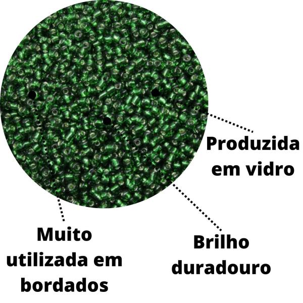 Imagem de Miçanguinha 1.9mm (12/0) Em Vidro Com 450Gr