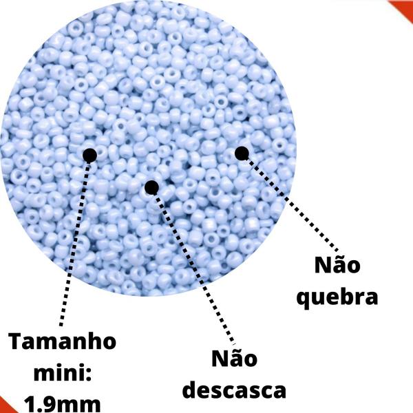 Imagem de Miçanguinha 1.9mm (12/0) Em Vidro Com 500Gr