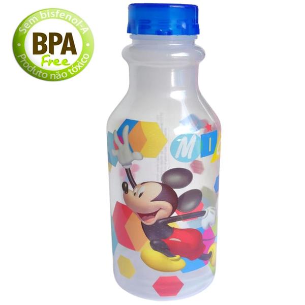 Imagem de Mickey Disney Garrafa Squeeze C/ Tampa 500ml Criança Escola