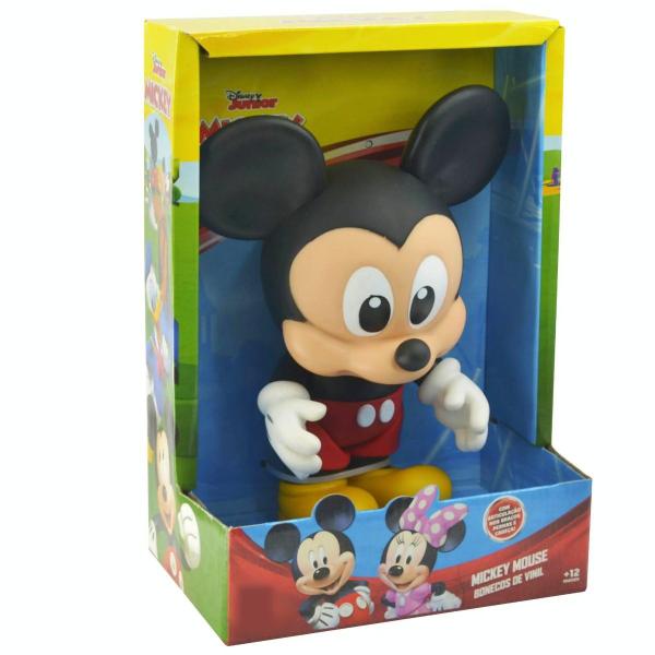 Imagem de Mickey Mouse Baby Boneco Grande Vinil Articulado Disney Jr