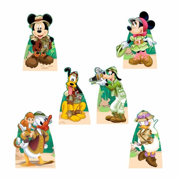 Imagem de Mickey Safari Kit 2 Baleiros Com 6 Displays De Mesa