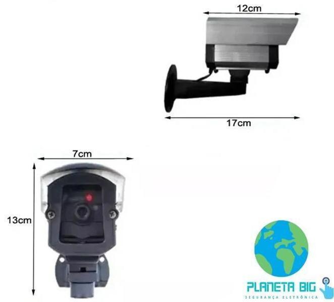 Imagem de Micro Câmera Falsa Com Led Para Segurança - Confiseg