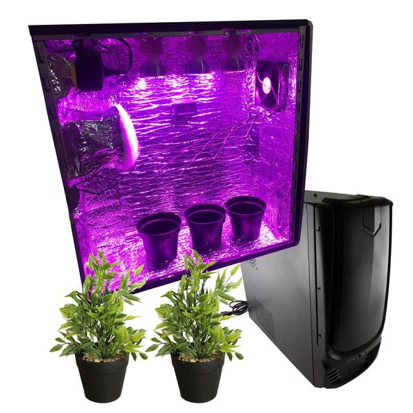 Imagem de Micro Estufa Para Cultivo Indoor Pc Grow Filtro De Ar Carvão