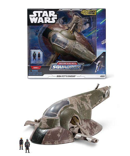 Imagem de Micro Figura Star Wars Micro Galaxy Squadron com Nave - Boba Fett's Starship - Launch Edition - Sunny - 3444