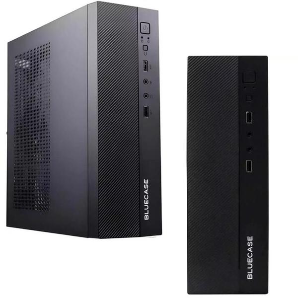 Imagem de Micro Gabinete Atx Slim Fonte 200W Bluecase Usb Mini-Itx