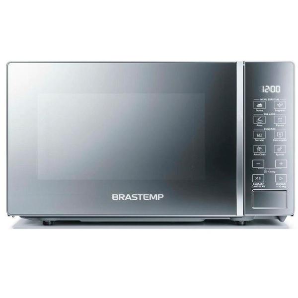 Micro-ondas 20 Litros Brastemp BMS20AR com Funções Pré-Preparo Inox Espelhado 110V Micro-ondas 20 Litros Brastemp BMS20AR com Funções Pré-Preparo Inox Espelhado 110V