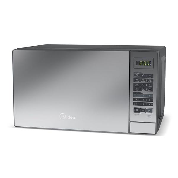 Micro-ondas 20 Litros Midea MRAE21 com Função Tira Odor e ECO Prata com Porta Espelhada 11... Micro-ondas 20 Litros Midea MRAE21 com Função Tira Odor e ECO Prata com Porta Espelhada 11...