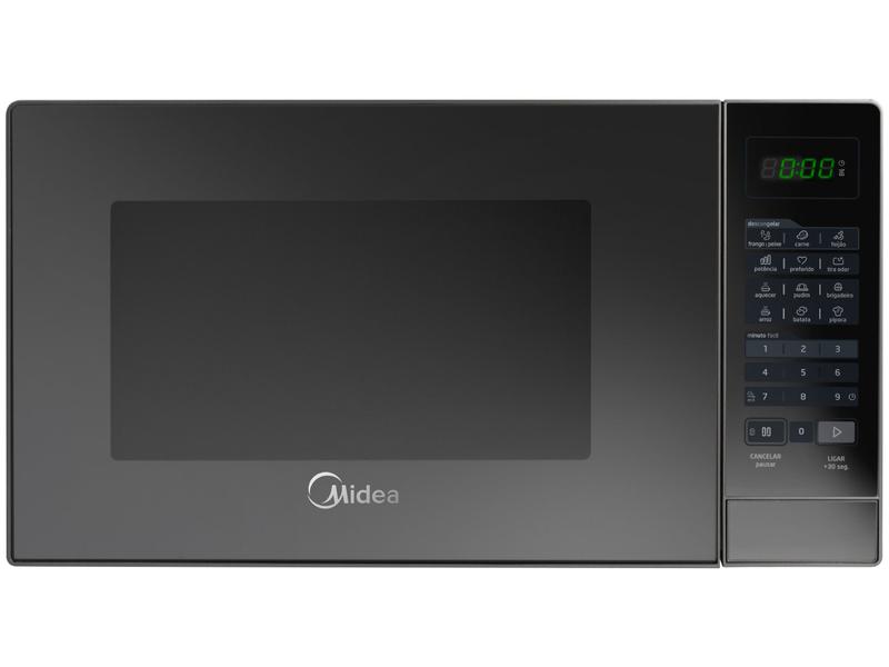 Micro-ondas 20L Prata Porta Espelhada Minuto Fácil Midea Micro-ondas 20L Prata Porta Espelhada Minuto Fácil Midea