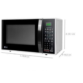 Imagem de MICRO-ONDAS 30L LG Easyclean - MS3091BC.FWHFLGZ Branco 110 VOLTS