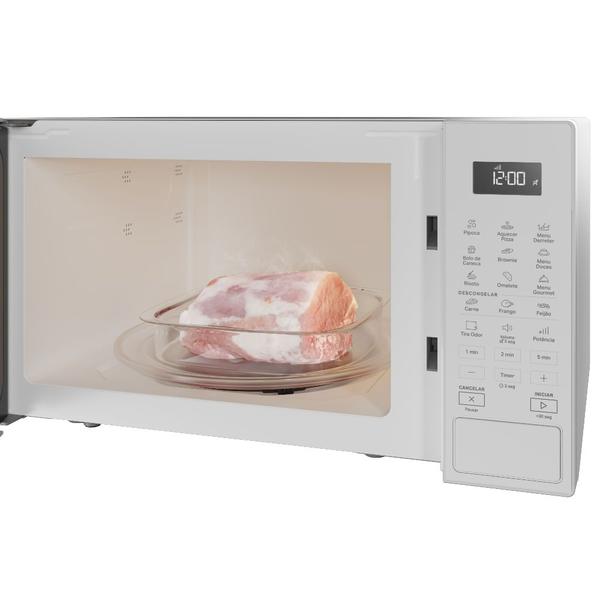 Imagem de Micro-ondas Brastemp 32 Litros Branco com Menu Gourmet - BMS46AB