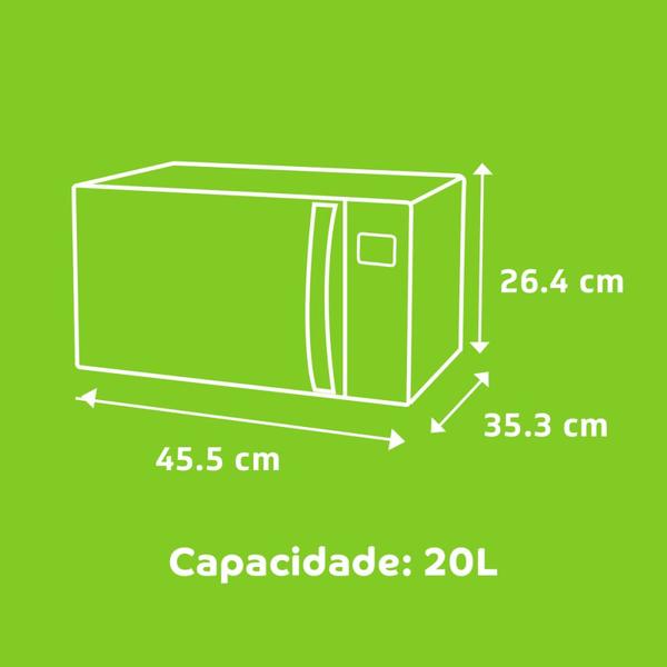 Imagem de Micro-ondas Consul 20 Litros Branco com Função Descongelar - CMA20BB