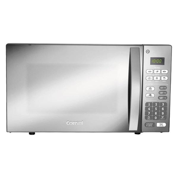 Imagem de Micro-Ondas Consul 20 Litros CM020BF  Função Descongelar, Espelhado, Design Moderno, Cinza