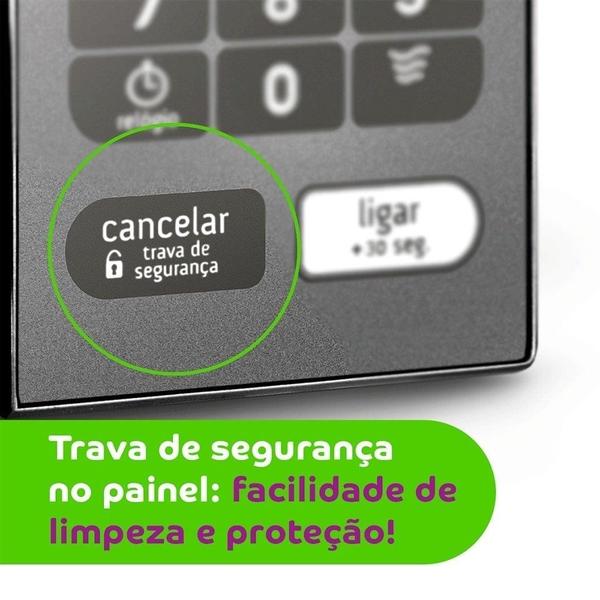 Imagem de Micro-Ondas Consul 20 Litros CM020BF  Função Descongelar, Espelhado, Design Moderno, Cinza