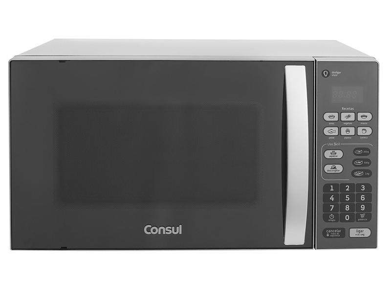 Micro-ondas Consul 20L Cinza - Espelhado CM020BF Micro-ondas Consul 20L Cinza - Espelhado CM020BF