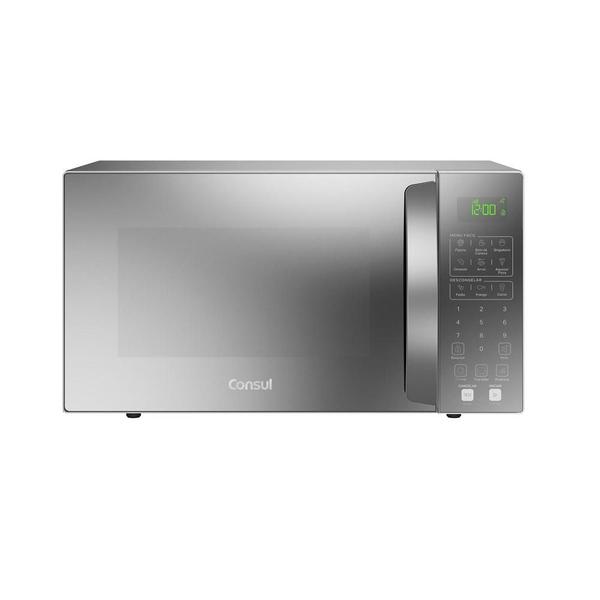 Imagem de Micro-ondas Consul 32 Litros com Função Menu Fácil Cinza Espelhado CMS46AR - 220V