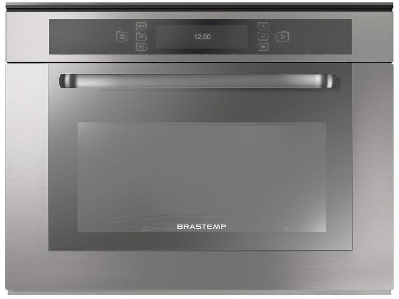 Micro-ondas de Embutir Brastemp 40L com Grill Inox BMO40AR